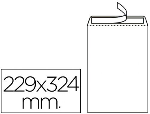 Envelope liderpapel n.8 bolsa din a4 c4 branco 229x324 mm tira de silicone pack de 250 unidades , Liderpapel , 31940 , 8423473319400